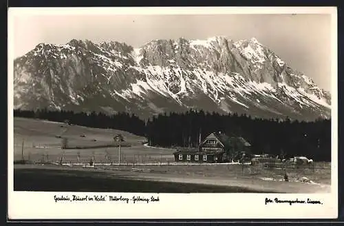 AK Mitterberg-Gröbming, Gasthaus Häuserl im Wald