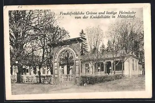 AK Hütteldorf, Karl Scheuers Café und Restauration Knödelhütte