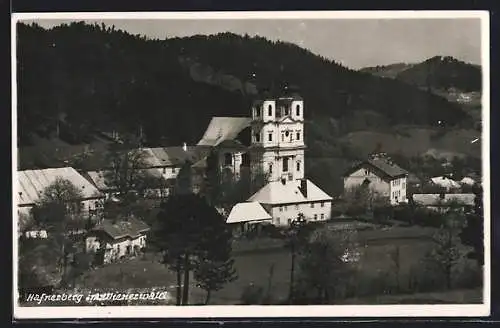 AK Hafnerberg im Wienerwald, Ortsansicht mit Kirche
