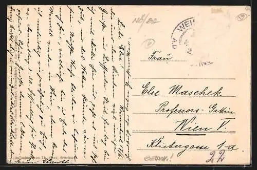 AK Weissenbach a. d. Triesting, Ortsansicht aus der Vogelschau