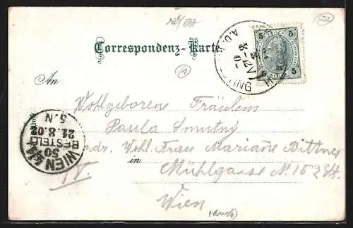 AK Weissenbach a. d. Triesting, Teilansicht mit Kirche