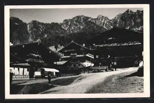 AK Alpbach bei Brixlegg, Ortspartie