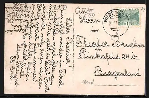 AK Oberau /Wildschönau, Panorama mit Kirche