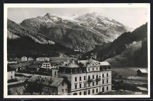 AK Badgastein, Hotel Krone geg. d. Tauern