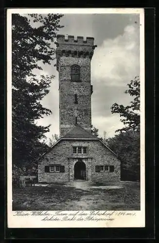 AK Hilscheid, Kaiser Wilhelm-Turm auf dem Erbeskopf