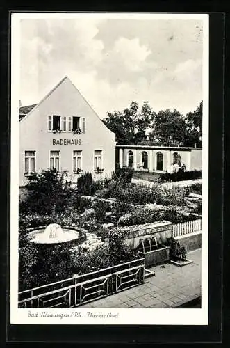 AK Bad Hönningen /Rh., Badehaus vom Thermalbad