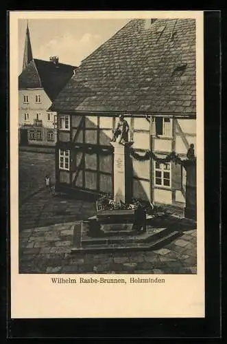 AK Holzminden, Am Wilhelm Raabe-Brunnen