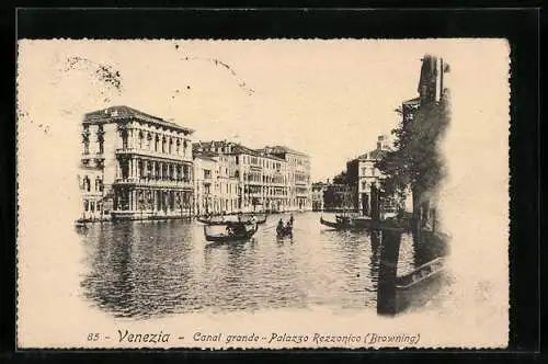 AK Venezia, Canal grande, Palazzo Rezzonico