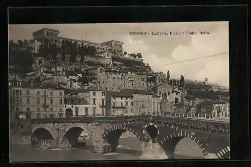 AK Verona, Castel S. Pietro e Ponte Pietra