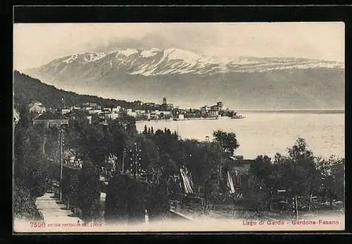 AK Gardone-Fasano /Lago di Garda, Panorama