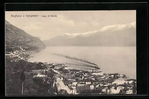 AK Gargnano /Lago di Garda, Panorama e Bogliaco