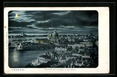 AK Venezia, Panorama dal campanile di San Marco