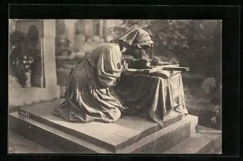 AK Milano, Cimitero Monumentale, Monumento Magni Vittorio