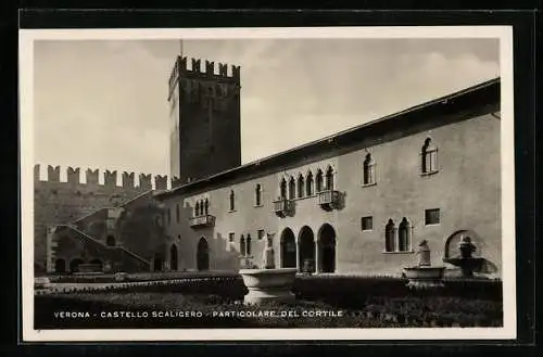 AK Verona, Castello Scaligero, Particolare del Cortile