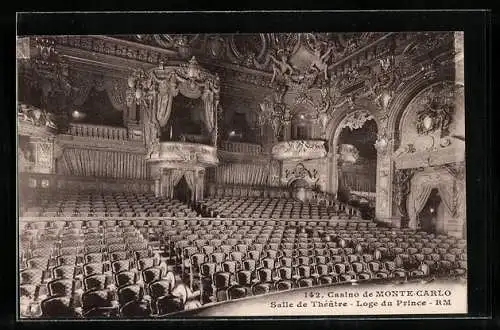 AK Monte-Carlo, Casino de Monte-Carlo, Salle de Théâtre, Loge du Prince