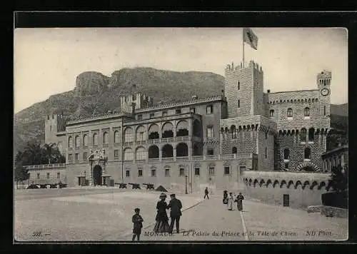 AK Monaco, Le Palais du Prince et la Tête de Chien