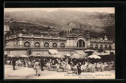 AK Monte-Carlo, Café de Paris