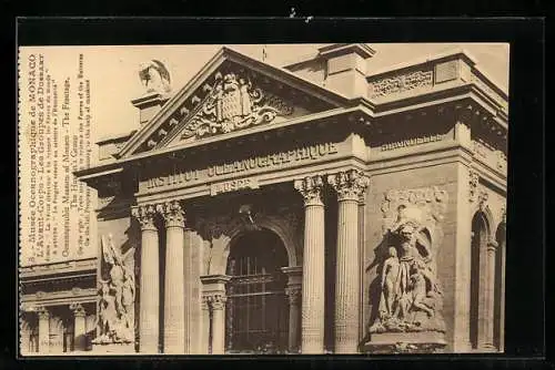 AK Monaco, Musée Océanographique, L`Avant-Corps, Les Groupes de Dussart