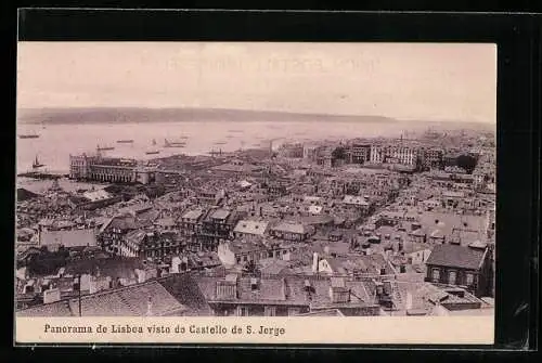 AK Lisboa, Panorama visto do Castello de S. Jorge