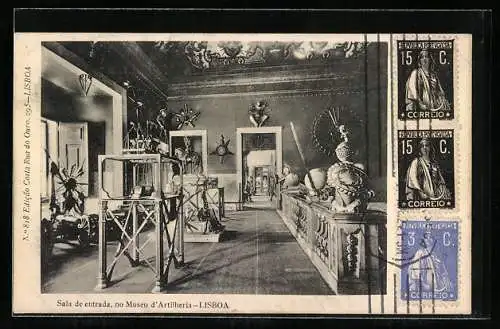 AK Lisboa, Sala de entrade, no Museu d'Artilheria