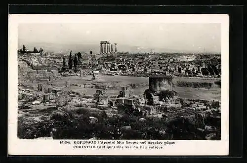 AK Corinthe, Une vue du lieu antique