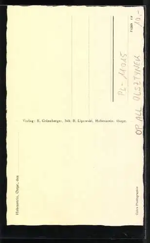 AK Hohenstein, Reichsehrenmal Tannenberg, Eingang zur Gruft