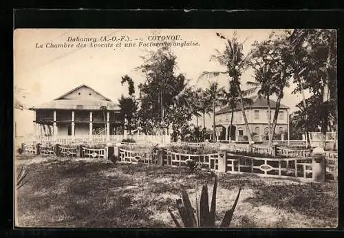 AK Dahomey, Cotonou, La Chambre des Avocats et une Factorerie anglaise