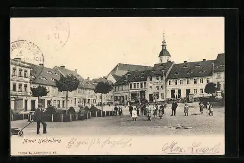 AK Seidenberg, Ortspartie mit photographischem Atelier