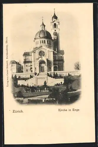 AK Zürich, Kirche in Enge