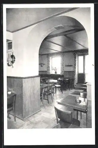 AK Neuchatel, Innenansicht Hotel City