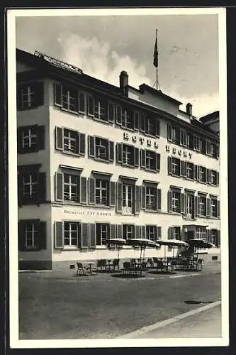 AK Basel, Hotel Hecht am Rhein