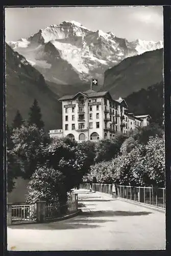 AK Interlaken, Hotel Regina-Jungfraublick