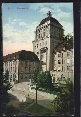 AK Zürich, Blick auf die Universität