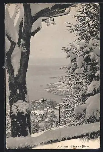 AK Glion, Panorama en Hiver