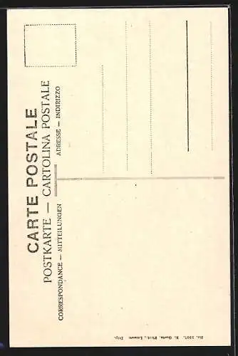 AK Wassen, Panoramaansicht mit Gotthardbahn, Mann und Mädchen rasten