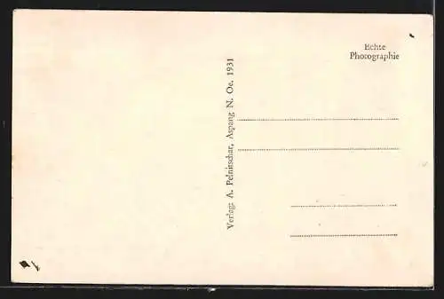 AK St. Jakob a. Walde, Ortspartie mit Kirche