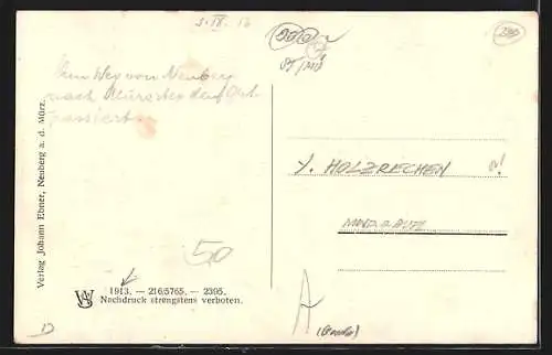 AK Krampen /Steiermark, Teilansicht mit Bergen