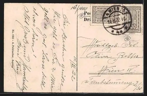 AK Thernberg /N.-Ö., Teilansicht mit Kirche