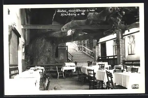 AK Kirchberg am Wechsel, Hotel 1000 jährige Linde, Innenansicht