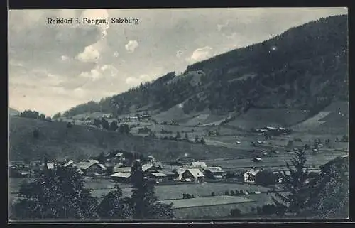 AK Flachau im Pongau, Reitdorf mit Umgebung