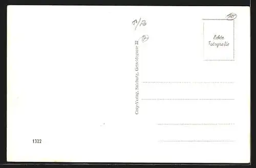 AK St. Johan, Blick auf die Kasernen mit Tennegebirge