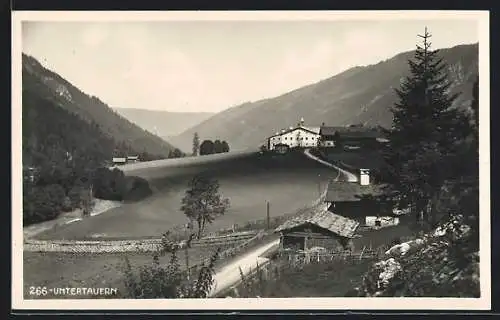 AK Untertauern, Blick zum Dorf