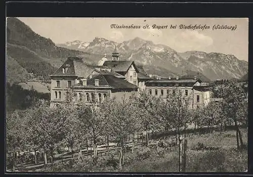 AK Bischofshofen, Missionshaus St. Rupert im Sonnenschein