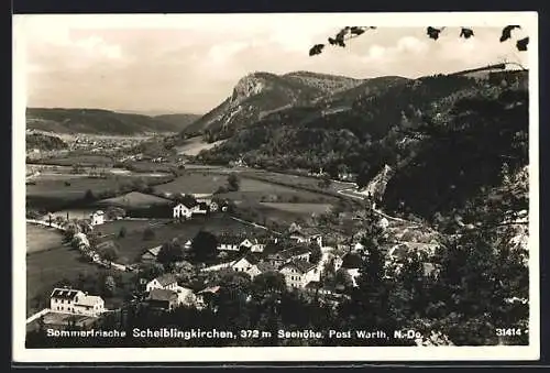 AK Scheiblingkirchen, Blick auf den Ort und die Umgebung