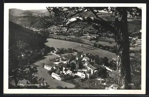 AK Scheiblingkirchen, Totalansicht aus der Vogelschau