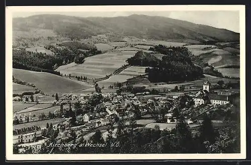 AK Kirchberg a. Wechsel, Teilansicht mit Kloster