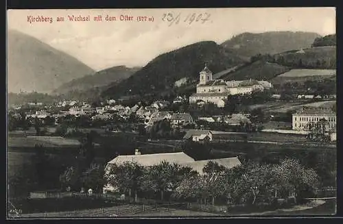 AK Kirchberg am Wechsel, Gesamtansicht mit dem Otter