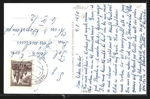 AK Warth /NÖ., Kirchau mit Kirche