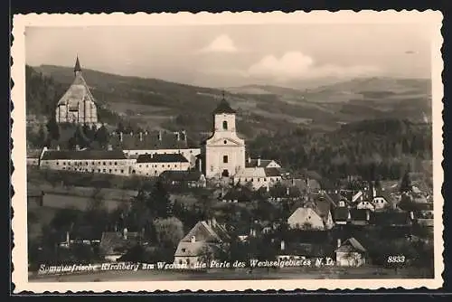 AK Kirchberg am Wechsel, Teilansicht mit Kloster