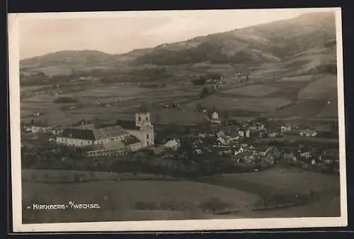 AK Kirchberg a. Wechsel, Teilansicht mit Kloster